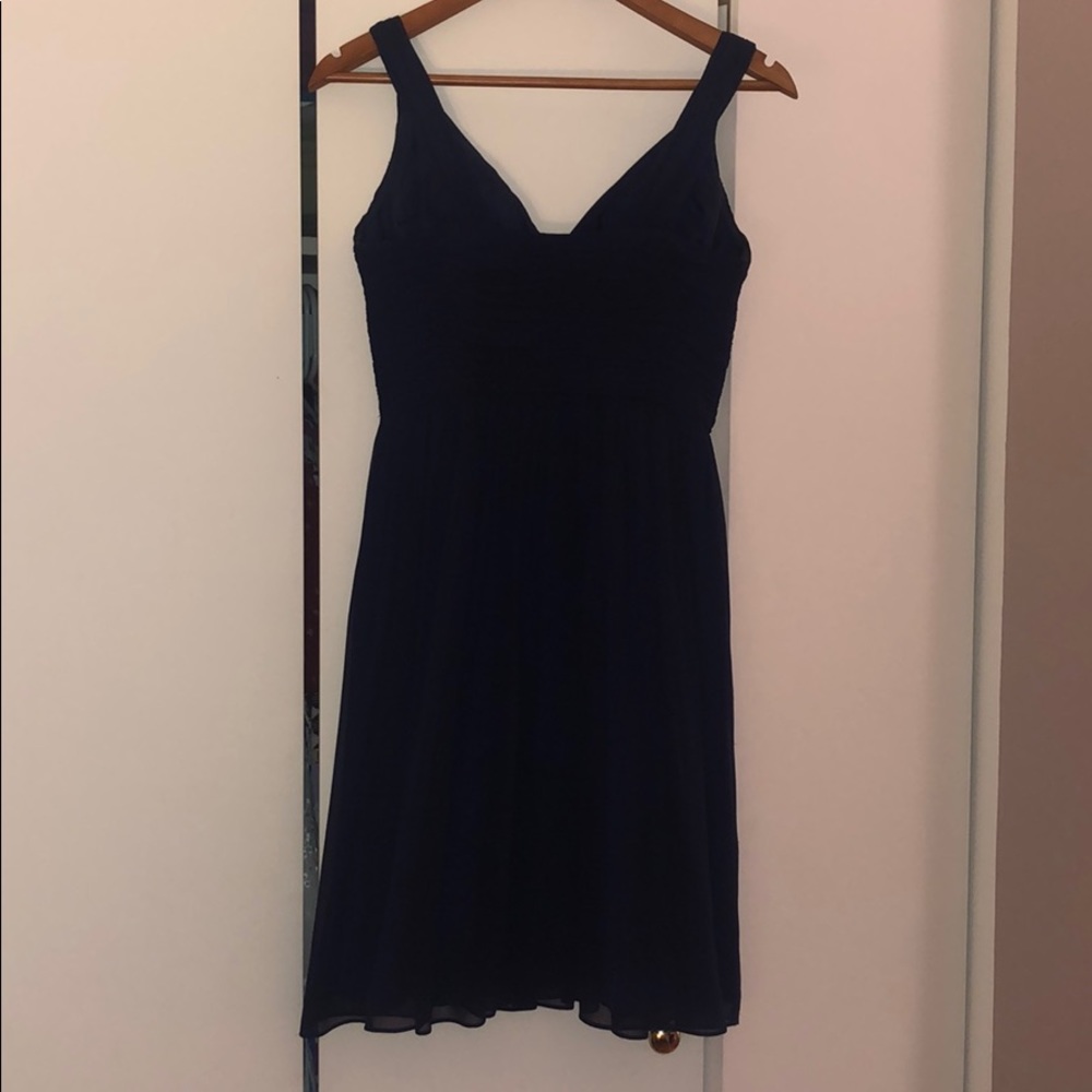 Donna Morgan Navy Blue Dress - Picture 3 of 3